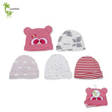 CarteBaby Cute And Adorable Pack Of 5 Cotton Caps