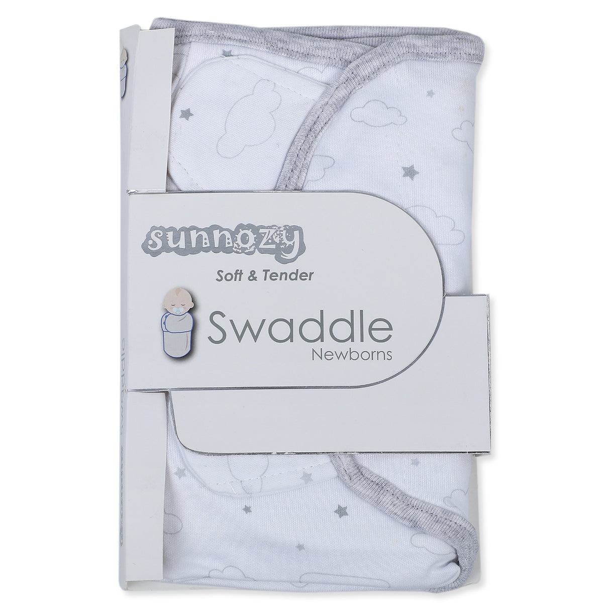 Sunnozy Super Soft Premium Multicoloured Cotton Ready Swaddle