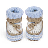 Lion Bear Cap And Booties Gift Set Soft Knitted