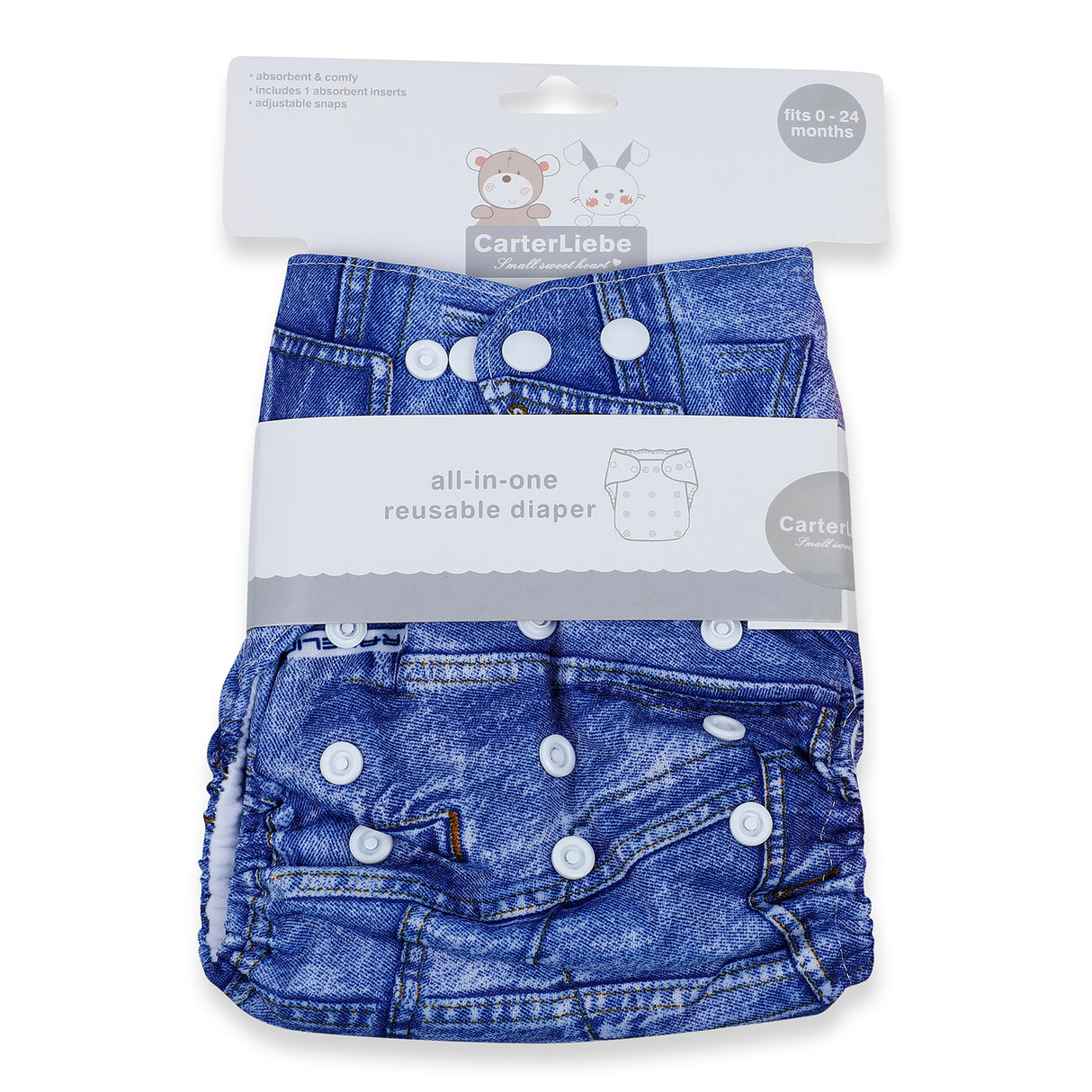 CarterLiebe Reusable And Adjustable Diaper