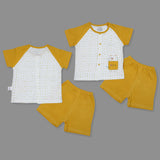 Bear Infant Half Sleeve Top And Bottom Baba Suit