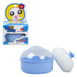 Lightweight And soft Face and Body Powder Puff Set with Storage Container