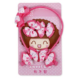 Cute And Comfy Baby Girls 5 Pcs Hair Accessories