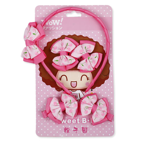 Cute And Comfy Baby Girls 5 Pcs Hair Accessories