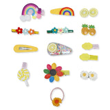 Charming Colourful Girls 12 Pcs Hair Clips