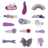 Charming Colourful Girls 12 Pcs Hair Clips