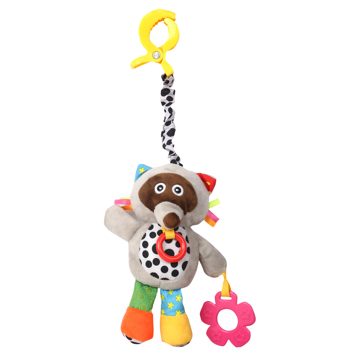 Baby Moo Hanging Pulling Toy With Teether