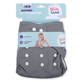 Kicks & Crawl Plain Reusable Soft Super Absorbent Cloth Diaper