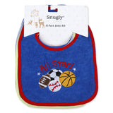 Snugly Fashionable And Trendy Pack Of 10 Cotton Bibs