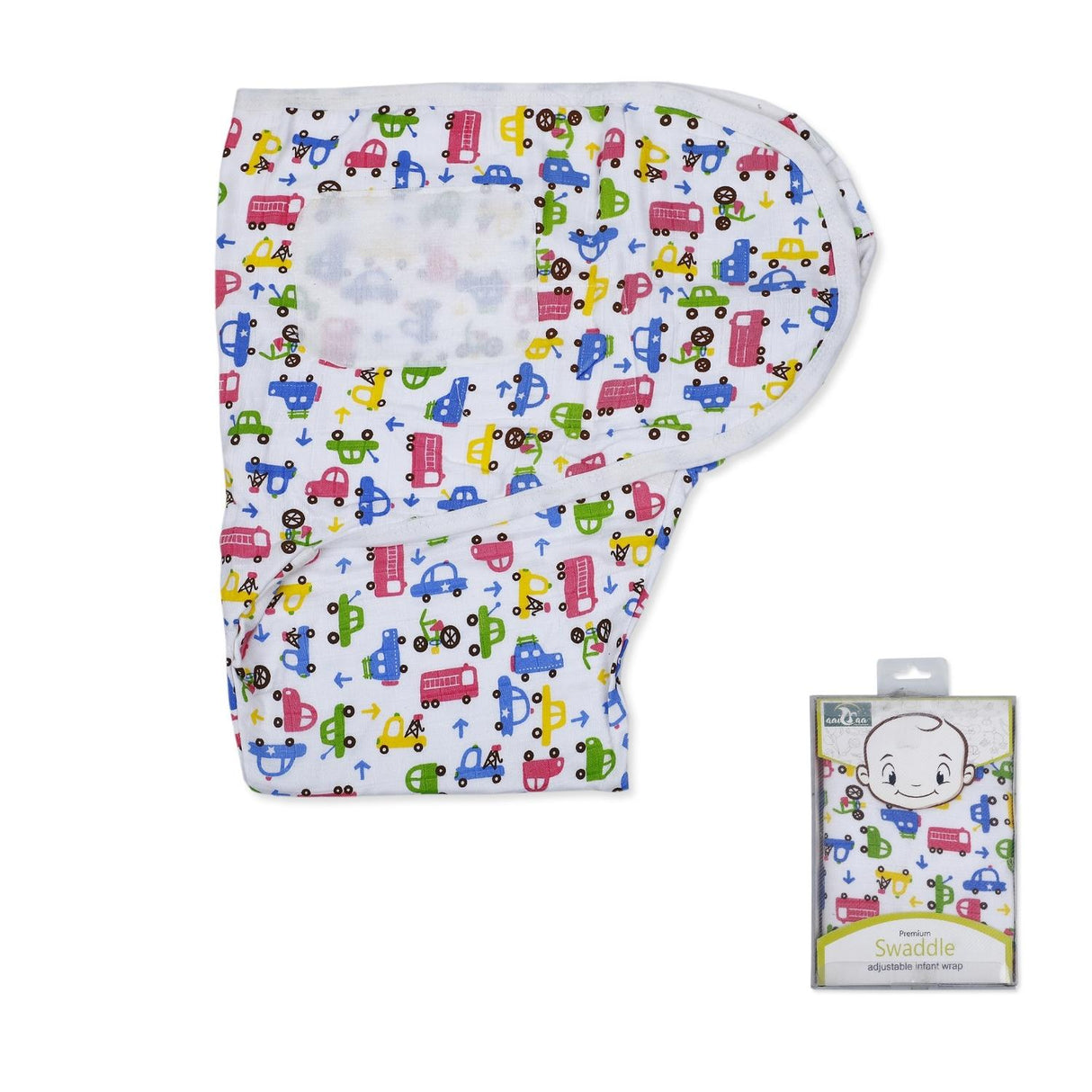 Comfy Breathable Cotton Ready Swaddle