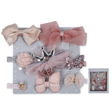 Glittery Precious Girls 8 Pcs Hair Clips