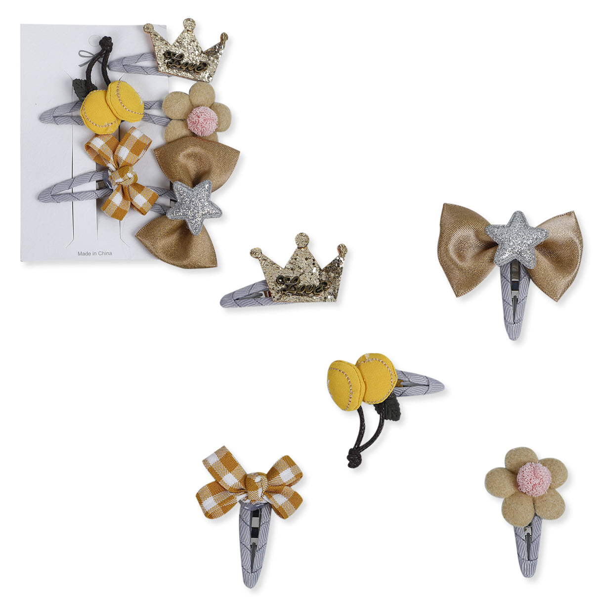 Chex Elegant Girls 5 pcs Hair Clips