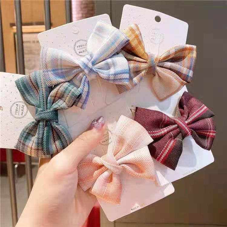 Charming Knotted Bow Girls Hair Clips