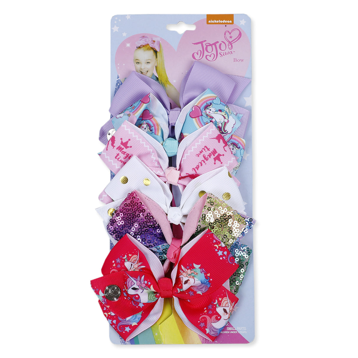 Adorable Trendy Girls Colourful 6 Pcs Hair Clips