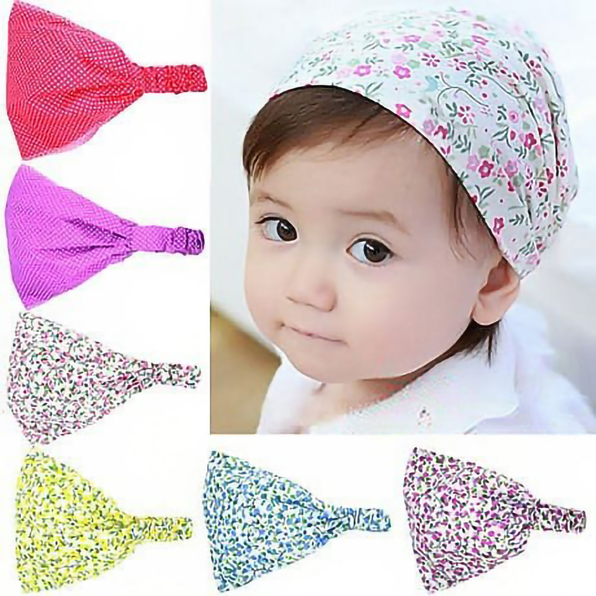 Elegant Flower Printed Girls Headband