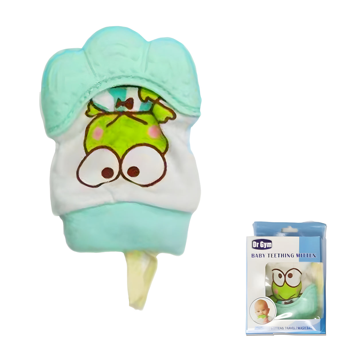 Animal Face Chewable Silicon Teething Mitten