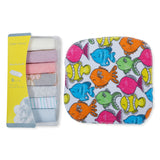 Carter's Honey Mix Print 23 x 23 cm Pack Of 8 Terry Cotton Wash Cloth