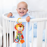 Baby Moo Lion Multicolour Hanging Pulling Toy With Teether