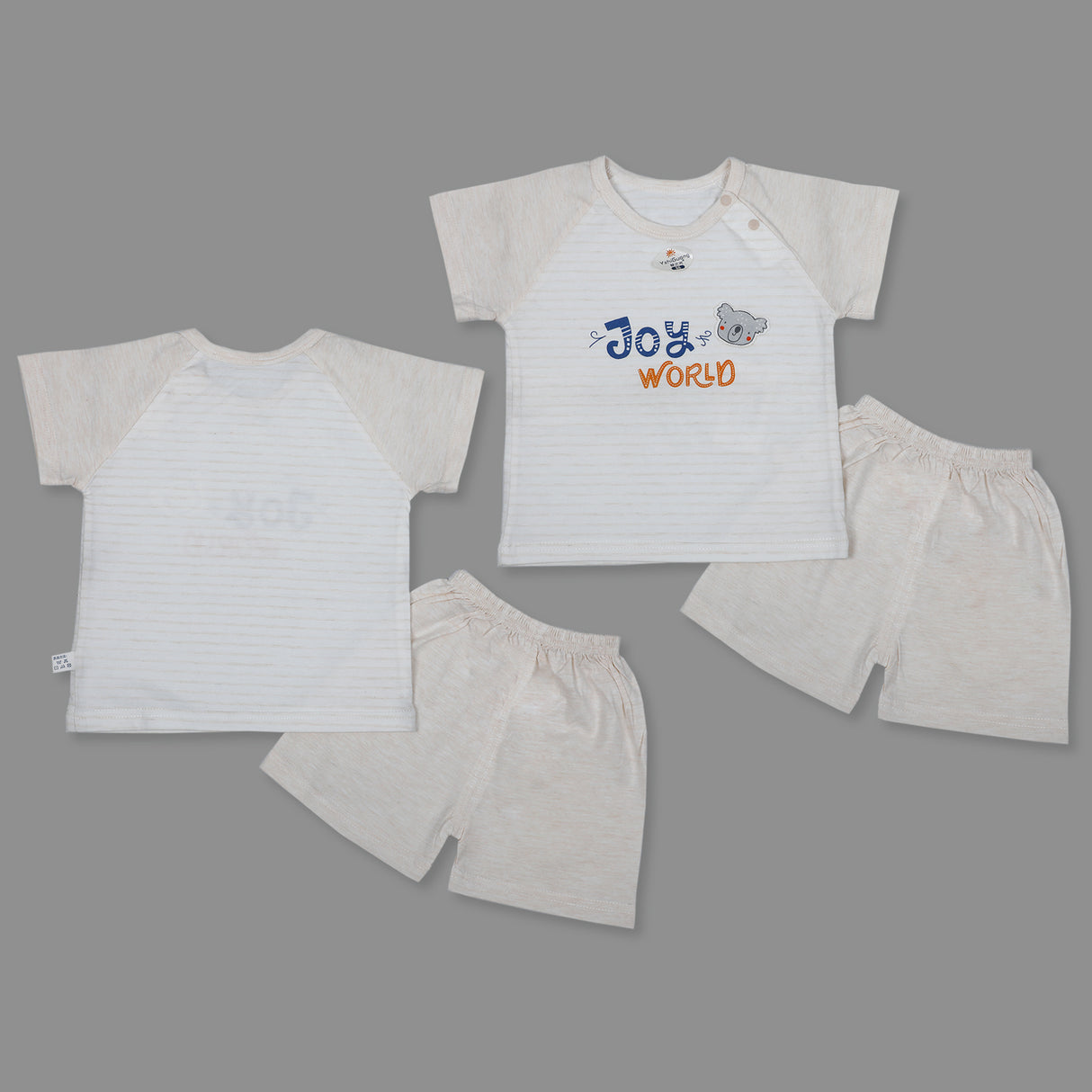 Joy World Infant Half Sleeve Top And Bottom Baba Suit