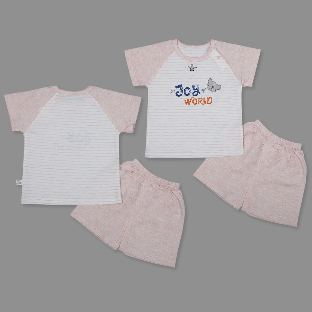 Joy World Infant Half Sleeve Top And Bottom Baba Suit