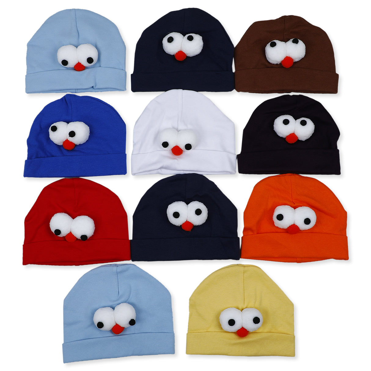 Funny Eye Stretchable Cotton Caps