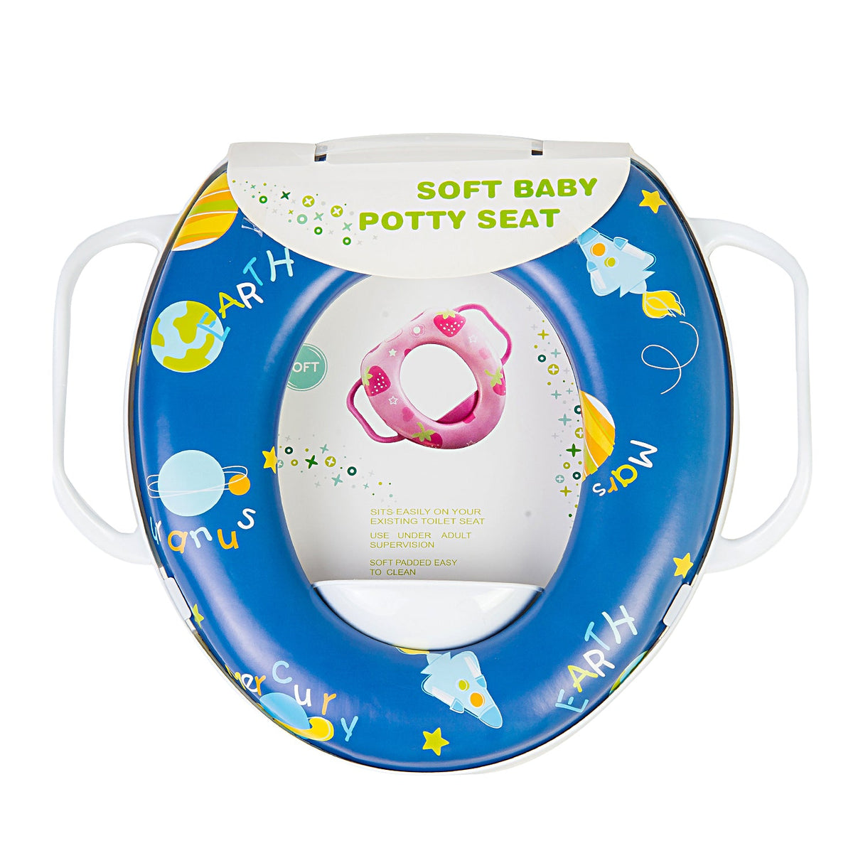 Soft Cushioned Potty Seat With Handle
