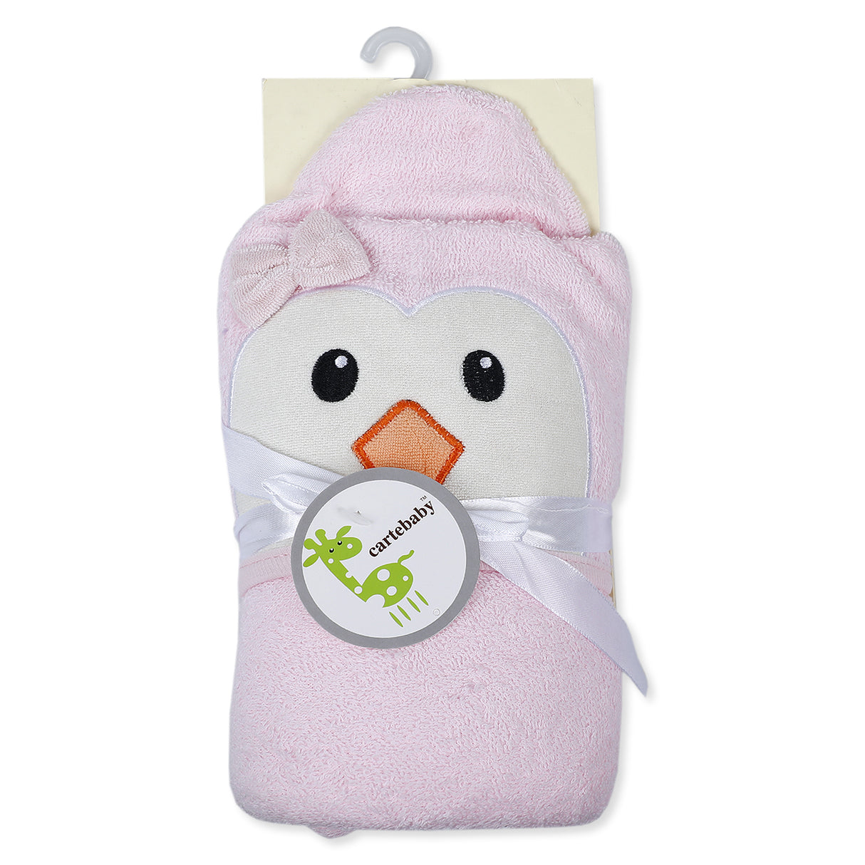 CarteBaby Bird Soft And Cozy Hooded Towel