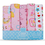Carte Baby Premium Warm Pack Of 5 Cotton Flalin Wrapper