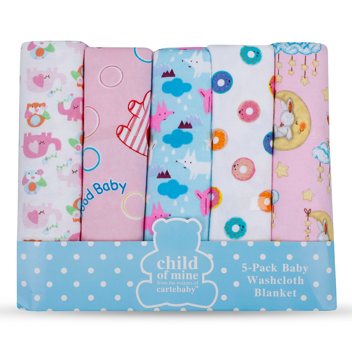 Carte Baby Premium Warm Pack Of 5 Cotton Flalin Wrapper