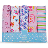 Carte Baby Premium Warm Pack Of 5 Cotton Flalin Wrapper