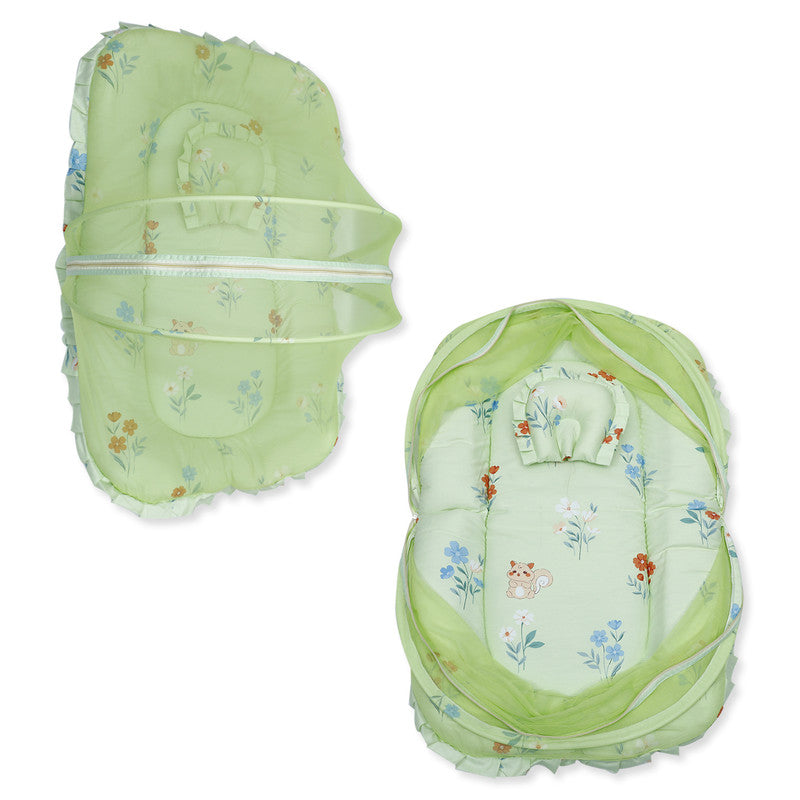Protective Mosquito Net Tent Mattress Set With Neck Pillow