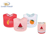 Baby Moo Multicolour 3 Pk Bibs