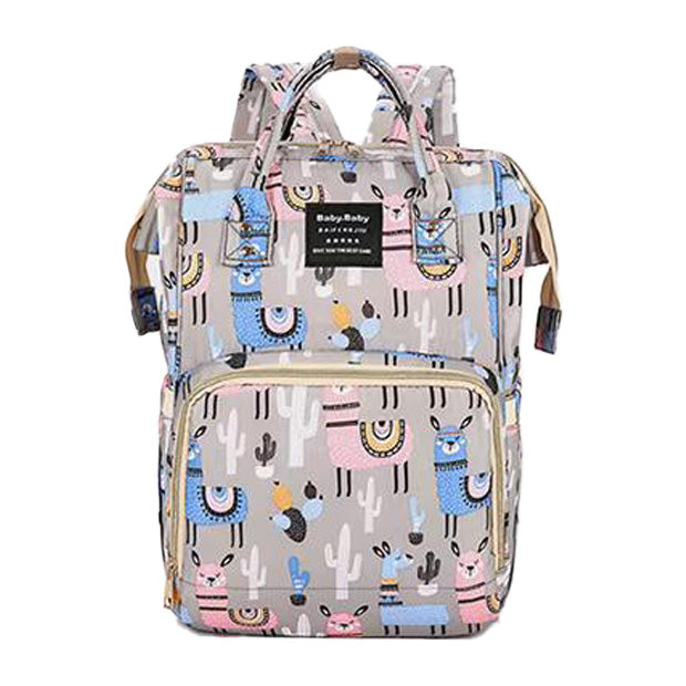 Baby Baby Llama Large Capacity Fashionable Diaper Backpack