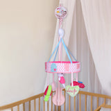 Baby Moo Rabbit Premium Musical Rotating Cot Mobile With Hanging Rattle Toys