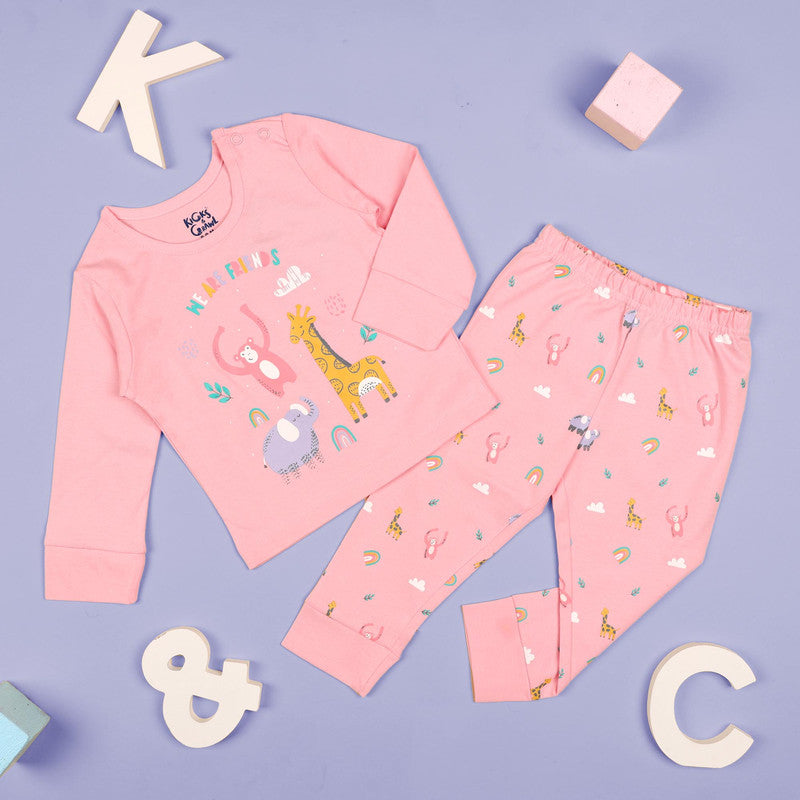 Kicks And Crawl Animal Friends Cozy Nightsuit