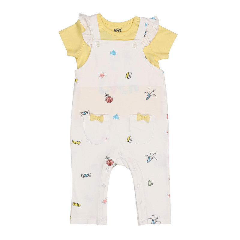 Kicks And Crawl Princess Forever Dungaree Set