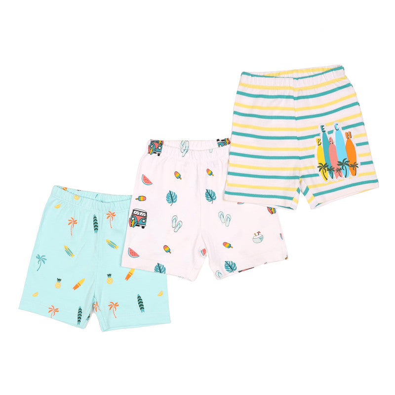 Kicks And Crawl Beach Baby Shorts - 3 Pack