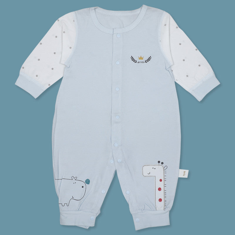 Giraffe Infrant Full Sleeves Cotton Romper