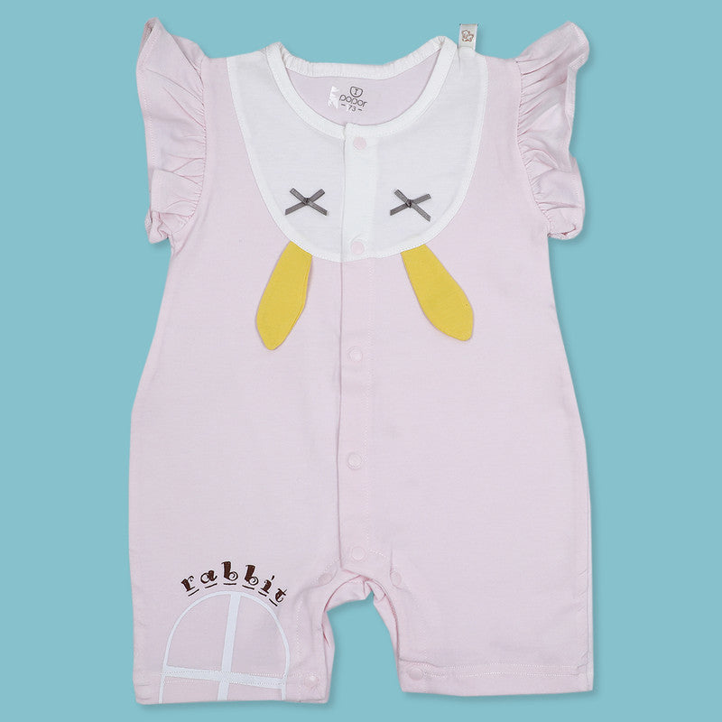 Rabbit Infrant Half Sleeve Cotton Short Romper