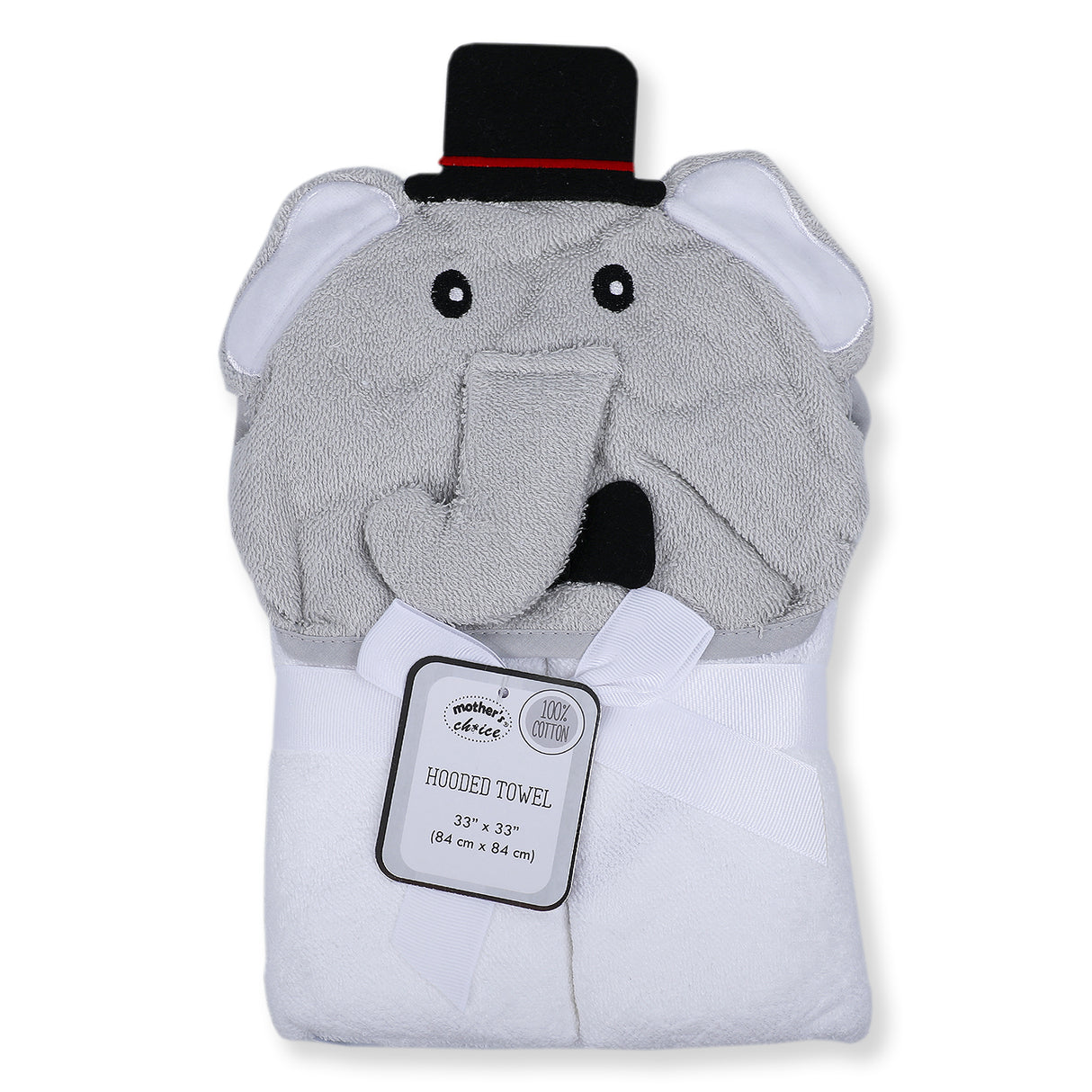 Mother's Choice Soft Animal Hooded Towel