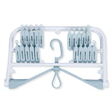 Plain 20 Clip Square Foldable Baby Hanger