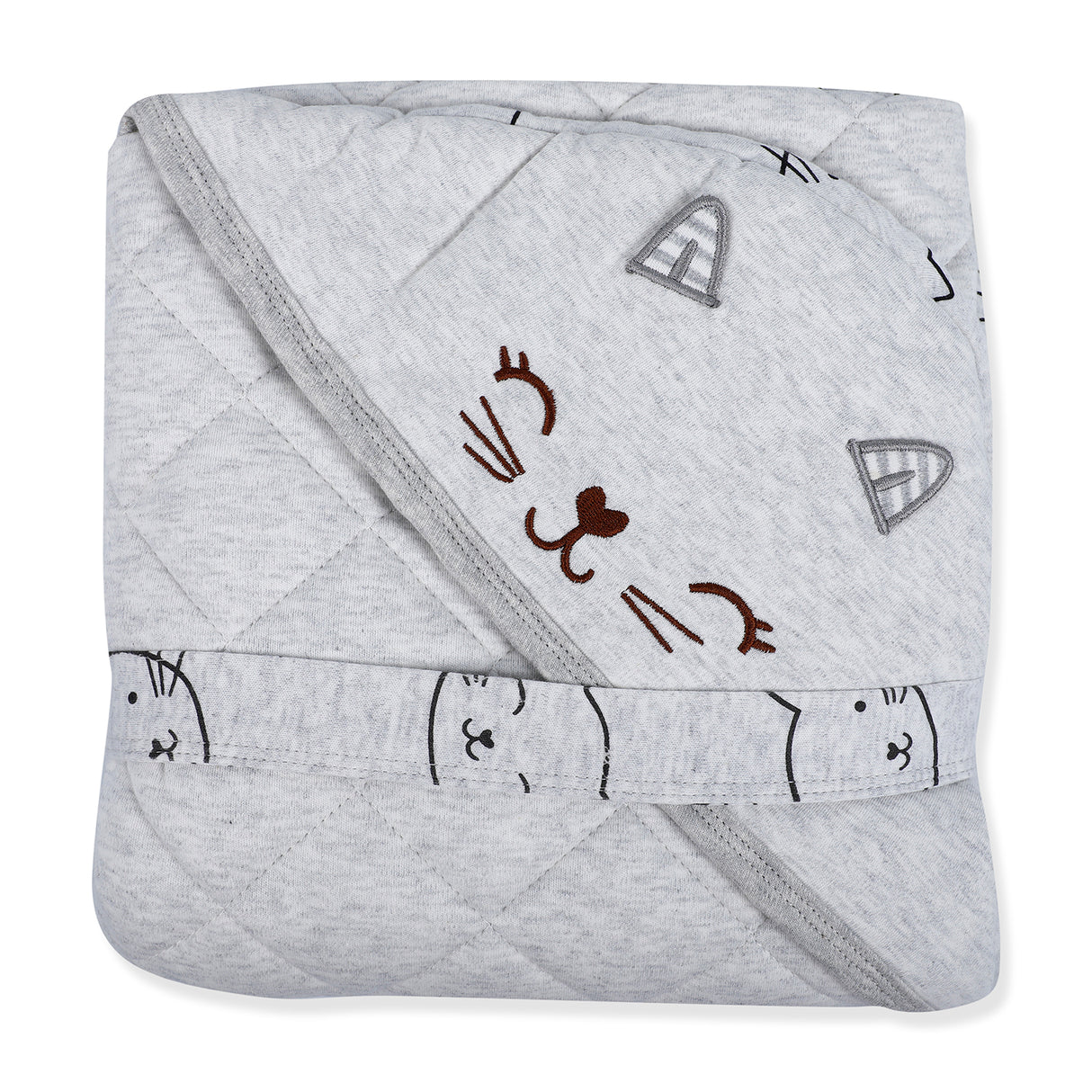 Moms Care Comfy Hooded Cotton Wrapper