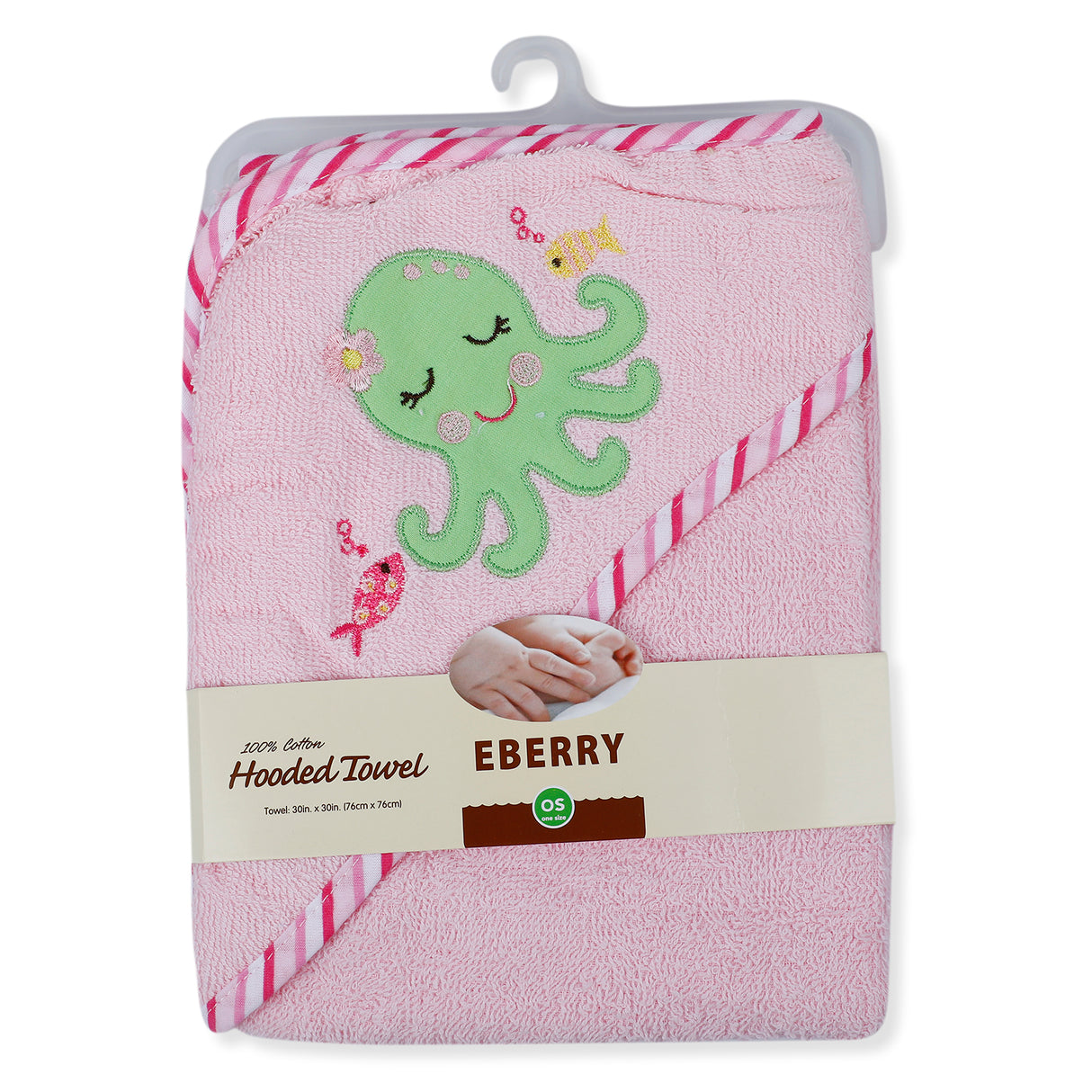 EBERRY Ultra Soft Hooded Towel