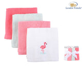 Luvable Friends Set of 4 Cotton Wash Cloth