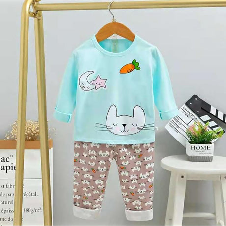 Soft And Comfy Full Sleeves Cotton Night Suit