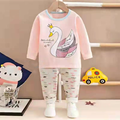 Stylish Printed Full Sleeves Cotton Night Suit