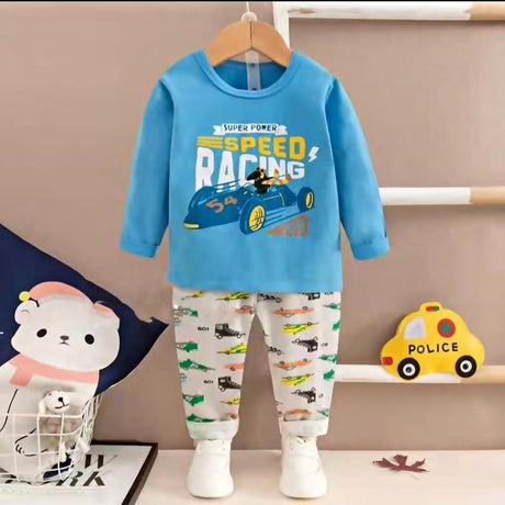 Adorable Premium Cotton Full Sleeves Night Suit