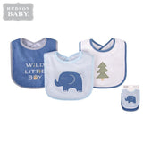 Hudson Baby Pack Of 3 Cotton Bibs