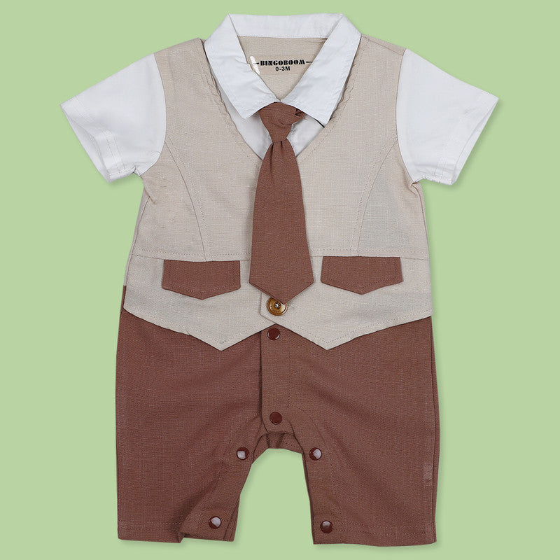 Gentlemen Infrant Half Sleeve Cotton Short Baba Suit