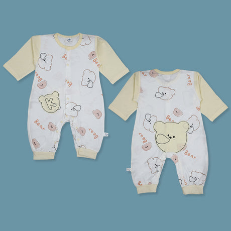 Cute Teddy Infrant Full Sleeves Cotton Romper